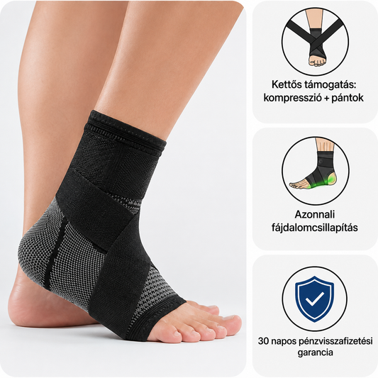 TENSORA – Állítható Kétlépcsős Boka- és Lábfej Támasz